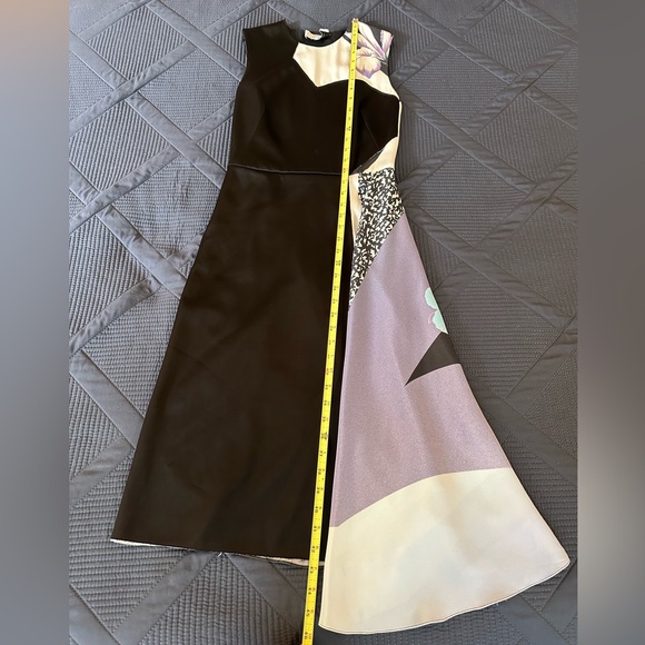 3.1 Phillip Lim 2014 FW runway dress 0 black/white/purple/floral - Picture 11 of 15